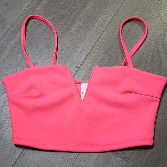 O'Delilah Tops - O'Delilah Crop Top - XS - Pink